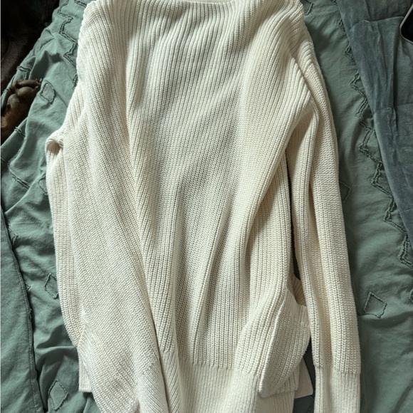 LOFT Cream Button-Up Cardigan - Picture 2 of 3